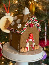 Load image into Gallery viewer, Medium Gingerbread House kit with icing and candy
