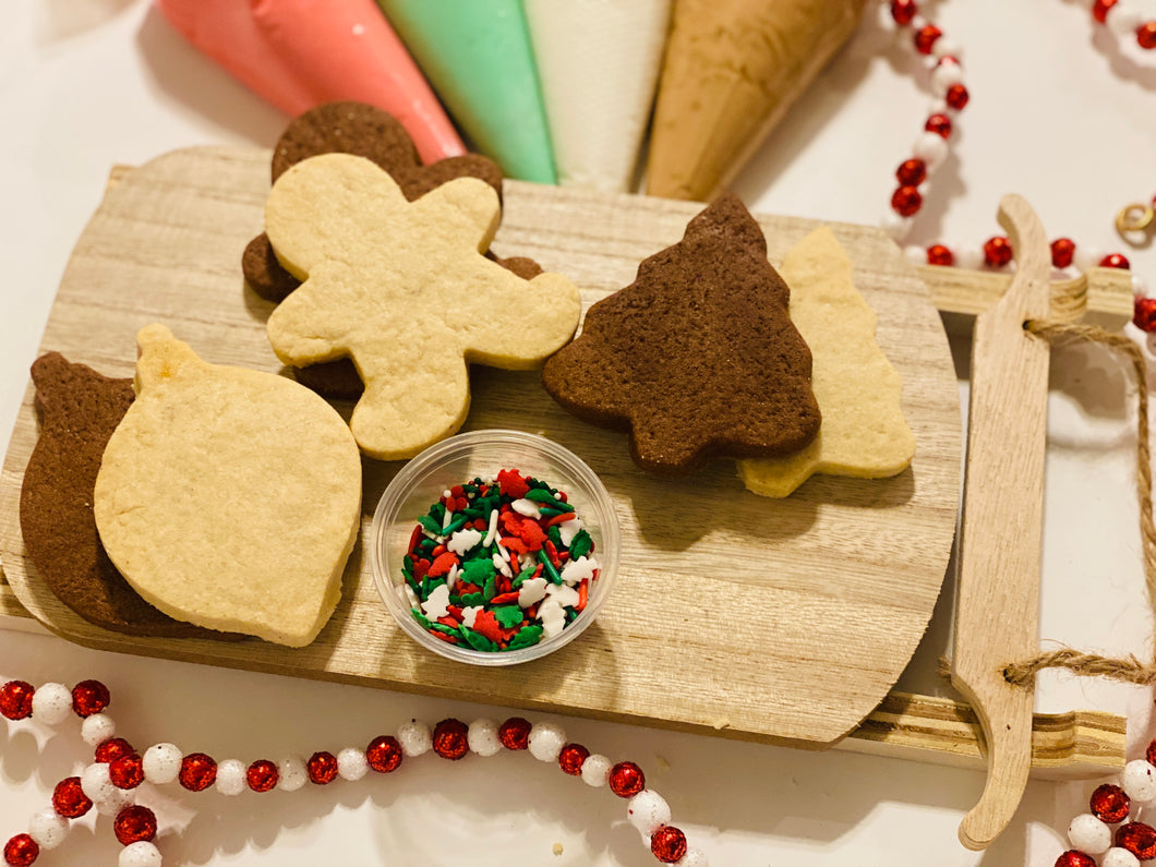 DIY Christmas Cookie Kits - 12 cookies